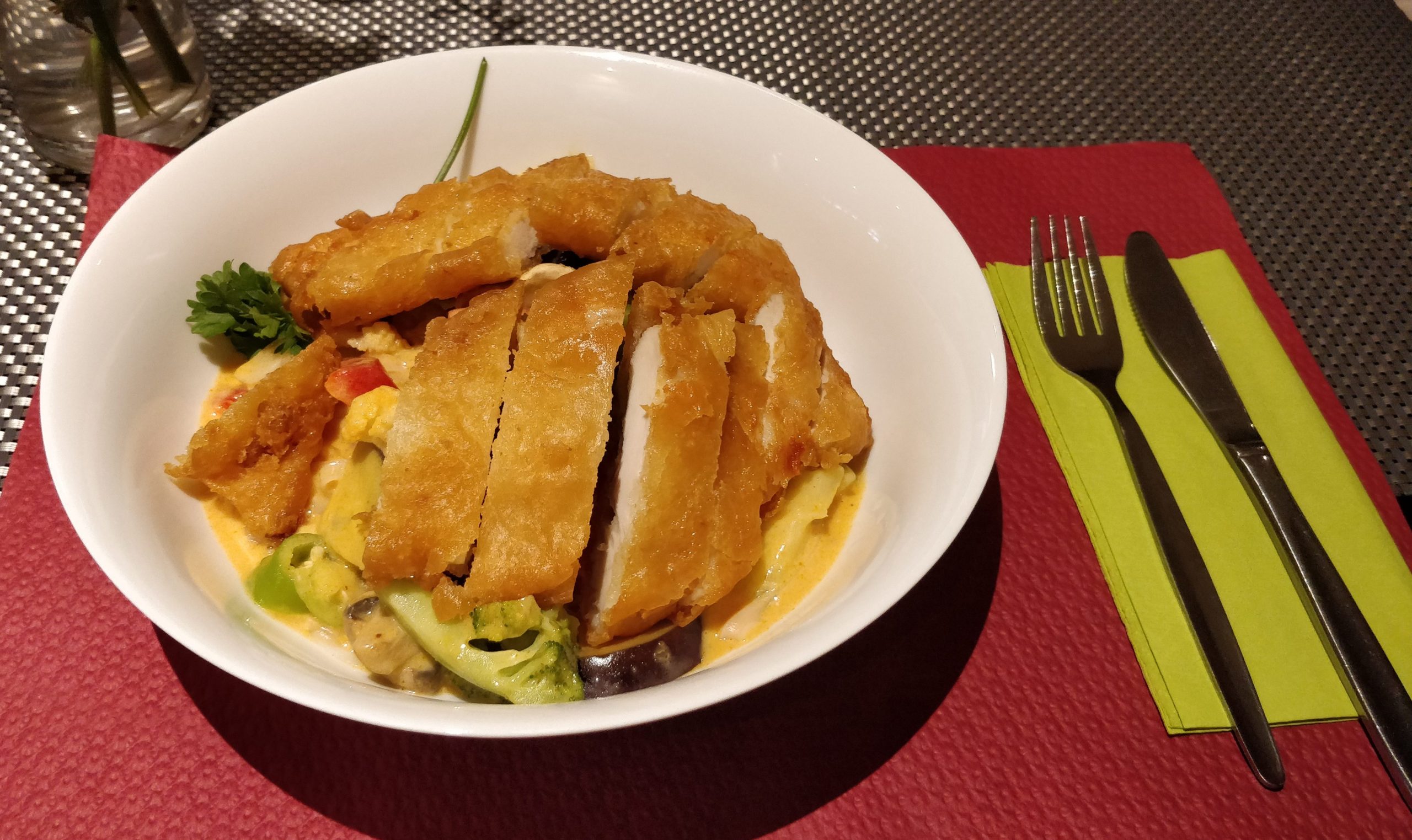 Curryreis-Gerichte